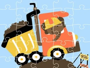 Dumper Trucks Jigsaw